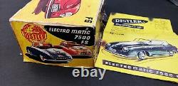 Vtg 1950's Tin Toy DISTLER Electro Matic 7500 PORSCHE 356 SPEEDSTE In Box