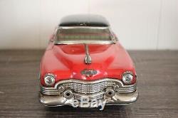 Vtg 1950s GAMA CADILLAC Western Germany Friction Tin Litho Toy Car