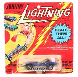 Vtg 1960's Johnny Lightning The Challengers Purple Spoiler Blister Pack Carded