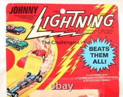 Vtg 1960's Johnny Lightning The Challengers Purple Spoiler Blister Pack Carded