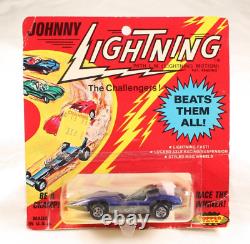 Vtg 1960's Johnny Lightning The Challengers Purple Spoiler Blister Pack Carded