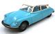 Vtg 1960s JEP France 8.5 Citroen DS19 Blue White Friction Toy Model 1/24 Tin++
