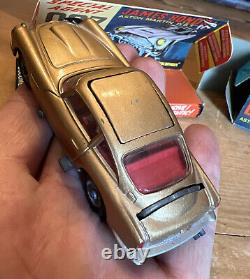 Vtg 1965 Special Agent James Bond 007 Corgi Toys #261 Gold Aston Martin DB5