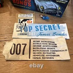 Vtg 1965 Special Agent James Bond 007 Corgi Toys #261 Gold Aston Martin DB5