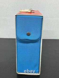 Vtg 1968 Tootsie Toy Carrying Case Holder with30 Die Cast Metal Car Truck