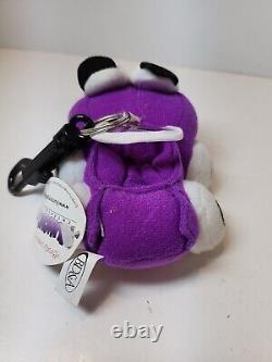 Vtg 1998 Putt Putt Purple Car Plush Keychain Humongous Entertainment BD&A