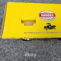 Vtg Buddy L Convertible Turbo Foxbody Mustang With Figure Pressed Steel Toy Car