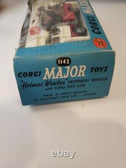 Vtg Corgi Major Toys Holmes Wrecker 1142 Mini Car Tow Truck Ford