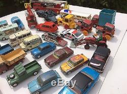 Vtg Corgi Toy Diecast Job Lot Collection Early Cars Tractor Vehicles