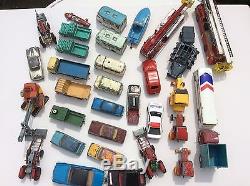 Vtg Corgi Toy Diecast Job Lot Collection Early Cars Tractor Vehicles
