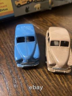 Vtg Dinky Toys 40e/153 1948 Trade Box Of 6 Standard Vanguard Saloons Cars #50094