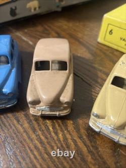 Vtg Dinky Toys 40e/153 1948 Trade Box Of 6 Standard Vanguard Saloons Cars #50094