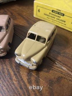 Vtg Dinky Toys 40e/153 1948 Trade Box Of 6 Standard Vanguard Saloons Cars #50094
