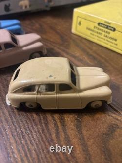 Vtg Dinky Toys 40e/153 1948 Trade Box Of 6 Standard Vanguard Saloons Cars #50094