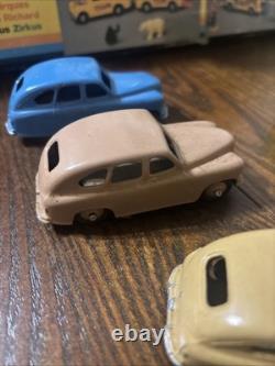 Vtg Dinky Toys 40e/153 1948 Trade Box Of 6 Standard Vanguard Saloons Cars #50094