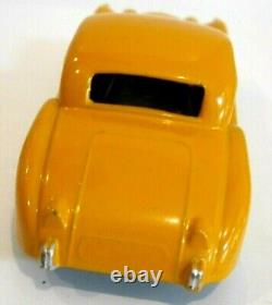 Vtg Dinky Toys Diecast Yellow Jaguar Xk120 Coupe No. 157 With Original Box