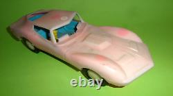 Vtg GREEK TOYS CORVETTE SPORT PLASTIC CAR with DRIVER GREECE 1970's RARE