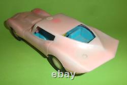 Vtg GREEK TOYS CORVETTE SPORT PLASTIC CAR with DRIVER GREECE 1970's RARE