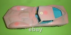 Vtg GREEK TOYS CORVETTE SPORT PLASTIC CAR with DRIVER GREECE 1970's RARE