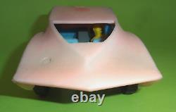 Vtg GREEK TOYS CORVETTE SPORT PLASTIC CAR with DRIVER GREECE 1970's RARE