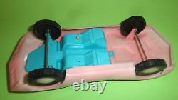 Vtg GREEK TOYS CORVETTE SPORT PLASTIC CAR with DRIVER GREECE 1970's RARE