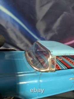 Vtg Japan Alps 1960 Chevrolet Impala SS Coupe Friction tin Toy Car Metal 1959