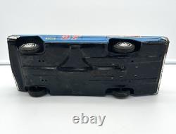 Vtg Japan Friction 1963 Ford Galaxie Speed King Race Car / Mitake Toys Tin Litho