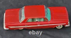Vtg Japan Japanese Bandai Chevrolet Red Impala SS Chevy Tin Toy Friction Car Vtg Japan Japanese Bandai Chevrolet Red Impala SS Chevy Tin Toy Friction Car