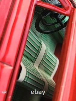 Vtg Japan Japanese Bandai Chevrolet Red Impala SS Chevy Tin Toy Friction Car