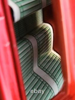 Vtg Japan Japanese Bandai Chevrolet Red Impala SS Chevy Tin Toy Friction Car