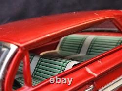 Vtg Japan Japanese Bandai Chevrolet Red Impala SS Chevy Tin Toy Friction Car