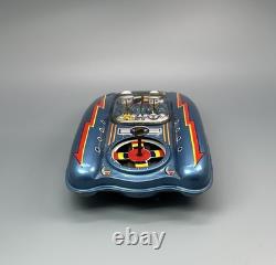 Vtg Japan Tin Friction Air Force Flying Jeep Hovercraft / DAIYA Terai Toys Co