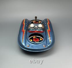 Vtg Japan Tin Friction Air Force Flying Jeep Hovercraft / DAIYA Terai Toys Co