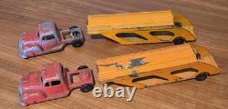 Vtg Lot Of 12 Toy Car Auburn Tootsietoy Midgetoy Manoil Die Cast Rubber Plastic