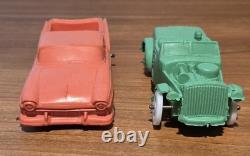 Vtg Lot Of 12 Toy Car Auburn Tootsietoy Midgetoy Manoil Die Cast Rubber Plastic