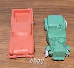 Vtg Lot Of 12 Toy Car Auburn Tootsietoy Midgetoy Manoil Die Cast Rubber Plastic