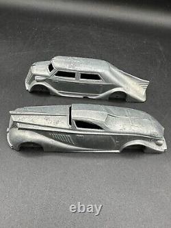 Vtg MANOIL No 704 & No 705 Metal Toy Cars America Made 6 Lot Of 2 Projects