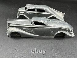 Vtg MANOIL No 704 & No 705 Metal Toy Cars America Made 6 Lot Of 2 Projects