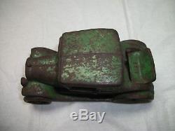 Vtg. ORIGINAL 1928 ARCADE #116 CAST IRON CAR MODEL A FORD COUPE withRUMBLE SEAT