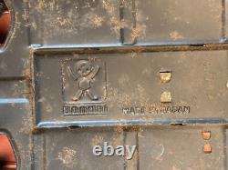 Vtg Red Bandai Porsche 914 Battery Operated Remote Controlled Toy Tin Car Rare