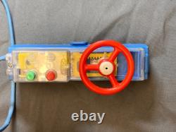 Vtg Red Bandai Porsche 914 Battery Operated Remote Controlled Toy Tin Car Rare