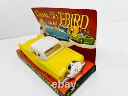 Vtg Simms Classic 56 T-Bird No. 456 Yellow MOC toy car WOW