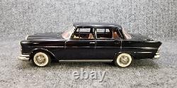 Vtg Sss Tin Litho Mercedes 230 S Black Friction Car With Lifts Works Japan Rare