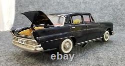 Vtg Sss Tin Litho Mercedes 230 S Black Friction Car With Lifts Works Japan Rare