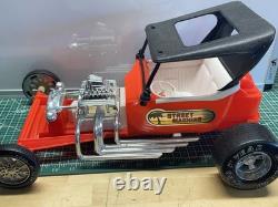 Vtg Street Machine Hot Rod T Bucket Car American Plastic Toys Rat rod Ford 17