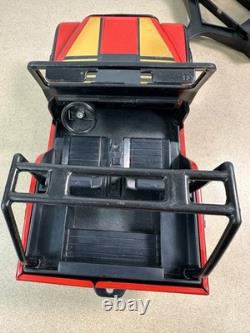 Vtg TONKA Jeep with Trailer & Dual Motorcycles Retro 70's Toy