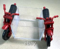 Vtg TONKA Jeep with Trailer & Dual Motorcycles Retro 70's Toy