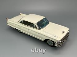 Vtg Tin Friction 1962 Cadillac Sedan withBox / Bandai Toys Japan / Man Cave Decor