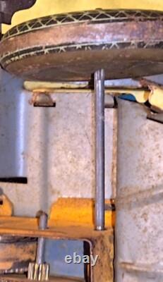 Vtg Wind Up Lithograph Toy Car Mettoy Rolls Royce Tinplate England