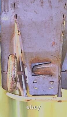 Vtg Wind Up Lithograph Toy Car Mettoy Rolls Royce Tinplate England